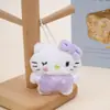 Auténtico Colgante de Peluche de Hello Kitty con Hebilla de Corazón Rosa Sanrio Colgante para Bolso de Hello Kitty Regalo de Cumpleaños