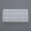 KC14 Desmontable Tamaño Pequeño Vertical 18 Compartimentos En Stock Venta al por Mayor Accesorios de Pesca Divisores de Clasificación Piezas Moldeadas por Inyección Transparente PP con Tapa abatible Almacenamiento