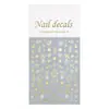 Pegatinas para Uñas Estilo Océano de Verano Planas Adhesivas Estrella de Mar Caballito de Mar Concha Arte de Uñas DIY Pegatinas Joyería Dh726
