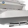 Banca modular de hormigón translúcido, banco de descanso iluminado para plaza comercial, asiento de cemento translúcido para paisajismo, hecho a medida