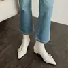 Botines elásticos de punta fina con tacón grueso, maduros pero elegantes, para mujer, invierno 2026, botines negros para tobillo, botas de moda adelgazantes, botines de caña corta para mujer
