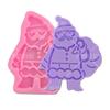 Molde de Silicona Navideño de Santa DIY Hecho a Mano Doblez Caramelo Molde para Pastel Caramelo Doblez Herramienta Molde para Pastel Otro