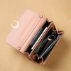 Lonny Nova Bolsa para Celular Multifuncional Bolsa de Mão Estilo Coreano Simples Bolsa de Celular de Ombro Único Zíper de Camada Dupla Pequena Bolsa Transversal