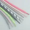 Venda Direta de Fábrica de Cadarços Fluorescentes Luminosos, um Par de Cadarços Redondos Grossos Trançados, Cadarços Luminosos Noturnos Modernos Atacado