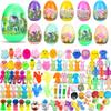 Nuevo huevo de Pascua transfronterizo 6*4cm huevo retorcido Cáscara de cápsula para fiesta de Pascua Máquina de huevos retorcidos Caja ciega mayoreo