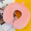 Almohada de Viaje en Forma de U para el Cuello, Almohada Portátil para Avión, Reposacabezas para el Cuello de Coche, para Dormir en Viajes Largos, Almohada Cervical en Forma de U para Trenes de Alta Velocidad