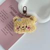 Nuevo Colgante de Oso de Mantequilla Lindo de Moda Muñeca para Niña Decoración de Mochila Regalo Juguete de Peluche al Mayoreo