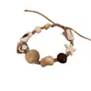 ¡Hecho a mano! Pulsera de Estrella de Concha Marina para Mujer, Estilo Vacaciones de Verano en la Costa, Cadena para Clavícula Única y Exquisita