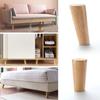 Patas de Sofá de Madera Maciza Personalizadas Patas de Soporte de Madera para Gabinete de TV Patas para Gabinete Patas de Mesa de Madera Almohadillas Aumentadas Patas para Mesa de Centro Muebles