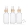 Frasco Spot 30ml 50ml 100ml de Vidro Fosco de Bambu para Perfume, Spray de Óleo Essencial, Frasco de Tônico, Sub-Frasco