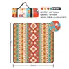 Esterilla de Playa Impermeable Plegable Extra Grande para Exteriores, Esterilla de Picnic para Acampar, Esterilla Impermeable a la Humedad, Esterilla de Picnic Ultrasónica con Película de Aluminio Engrosada