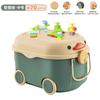 Caja de almacenamiento de juguetes para niños, caja de almacenamiento de plástico de gran capacidad para refrigerios, caja de almacenamiento de ropa de bebé