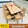 Conjunto de Mesa e Cadeiras de Exterior com Guarda-Sol Pátio Conjunto de Três Peças de Mesa e Cadeiras de Rattan para Exterior Varanda ao Ar Livre Lazer Jardim Cadeira de Rattan