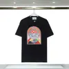 Camiseta de Manga Curta Estilo Novo Primavera/Verão Casablanca Pintada Estampa Online Estilo Casa