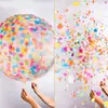 Confeti de Colores Redondo Fiesta de Cumpleaños Boda Lanzar Confeti Papel Copia Papel de Color Lentejuelas Globos de Látex