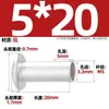 GB873 remache de aluminio cabeza plana grande remache semitubular cabeza semirredonda remache hueco cabeza redonda M2M2.5M3M4M5M6
