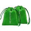 Bolsas de Terciopelo con Cordón para Joyería, Bolsas de Almacenamiento para Joyería, Bolsas de Regalo, Impresión de Logo Personalizado por Fabricante