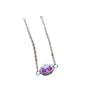 Atacado de Fábrica Popular Pulseira de Safira Rosa Natural Prata S925 Cravejada Pedra Principal 4*6 Joias de Luxo Venda Direta da Fábrica