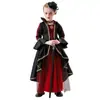 Traje de Vampiro Aristocrático Europeu e Americano de Palácio Medieval de Halloween Transfronteiriço para Meninas Fantasia de Baile Cosplay