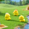 Miniaturas fofas de patos vermelhos para micro paisagismo, jardinagem e acessórios de decoração DIY