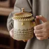 Productos Culturales y Creativos de la Ciudad Prohibida Taza de Cerámica Haha Taza Retro China Taza de Té Taza de Agua Creativa Regalo de Cumpleaños Recuerdo