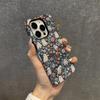 Estuche para Teléfono de Venta Caliente Transfronterizo Manzana Fantasma 17 iPhone 18Pm Calavera 3D 15 Pro Max Estuche de Película Mate
