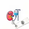 Porta credencial con clip retráctil para enfermeras y médicos, Carrete de credencial popular, Clip retráctil de PVC fácil de usar, De venta caliente transfronteriza
