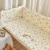 Bebé Recién Nacido Algodón Puro Guisantes Terciopelo Cama Wai para Bebé Cama de Empalme Valla Tela de Bloque Resistente a Caídas Cojín Anticolisión para Niños Bolsa Suave