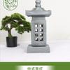 Simulación de farol de palacio de piedra falsa, paisajismo de patio, accesorios decorativos, decoraciones de roca, paisaje, mobiliario, acero decorativo, vidrio, piedra