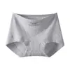 Roupa Íntima Feminina Tamanho Grande, Cueca Boxer Feminina 10A, Algodão Puro Antibacteriano, Gancho Estendido, Cintura Média, Amigável à Pele, Confortável, Respirável, Aderente ao Quadril, Tipo a