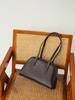 [Corregido] Bolsa de Bolos con Mango Largo Gran Capacidad Bolsa para Mujer Bolso de Mano Bolso Tote de Hombro Piel Genuina Piel de Vaca de Primera Capa