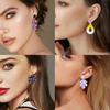 Aretes de resina epoxi DIY tamaño pequeño serie de formas especiales molde de silicona para aretes forma geométrica irregular colgante de arete molde de arete