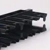 Organizador de cables metálico de 48 puertos y 24 velocidades Gabinete de red Gerente de red Ranura fija para cable de red telefónica Organizador de cables metálico de 48 velocidades