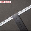 Punto 1cm Blanco Borde de Capullo Multifloral Banda Elástica de Alta Elasticidad Grande Uña Ropa Interior Accesorios de Ropa Encaje Semicírculo
