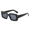 Gafas de sol Jamie 1854 de Moda con Montura Pequeña Cuadrada y Lentes Degradadas Color Océano, con Patillas Ovaladas Gruesas, Estilo Simple Gafas de Sol 1854