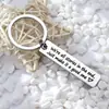 Nuevo Llavero Inspirador Todos Somos Historias en Grabado de Joyería de Acero Inoxidable