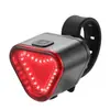 Luces Delanteras y Traseras para Ciclismo Nocturno con Advertencia de Luz Roja, Equipo Especial para Ciclismo Nocturno en Montaña al Aire Libre, Luz Trasera Impermeable