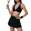 Camiseta de Tirantes de Yoga TK de Verano Ajustada para Mujer con Almohadillas en el Pecho, Sujetador Deportivo Transpirable de Nylon-Spandex, Ropa de Yoga Personalizable