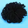 Cuerda para el cabello negra estilo coreano Sencilla Versátil para mujer Alta elasticidad 0.4 Cuerda para el cabello sin costuras