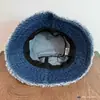 Sombrero de pescador para mujer con flecos de mezclilla, estilo japonés vintage, adelgazante, sombrero tipo cubo versátil, sombrero de sol transpirable, sombrero casual para protección solar