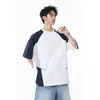 Verano 2026 Nuevo Hombre 74.54% Algodón 25.46% Fibra de Poliéster Sorona 220g Camiseta de Manga Corta Marca de Moda