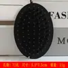 Peine de masaje con agarre de goma, disponible en varios tamaños y colores, peine para peinar el cabello, peine de masaje, peine con base de aire y almohadillas hechas a medida del fabricante