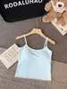 Camisola Adelgazante con Lazo y Dobladillo de Encaje, Top Corto para Chicas Calientes, Espalda Hermosa, Top Básico con Copas Fijas para Mujeres