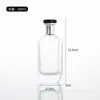 Atacado Transparente Fundo Grosso Ombro Oblíquo Frasco de Perfume Vidro Sub-Frasco Baioneta Pressão Spray Frasco de Perfume de Vidro Sofisticado