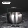 Cinzeiro de Metal à Prova de Vento de Aço Inoxidável para Bar Sinuca Xadrez e Cartas Lan House Restaurante Hotel Presente Gravação Personalizada Não