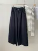 Pantalones Casuales de Pierna Ancha de Algodón Tencel Estilo Coreano para Mujer 2026 Otoño Corte Relajado Piernas Amplias Adelgazantes Cintura Alta Largo Hasta el Suelo Pantalones Yamamoto