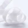 En stock banda elástica envolvente de borde de hilo blanco y negro costilla gruesa dobladillo de puño de chamarra plegable tira enrollable de borde