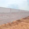 Valla Punzonada Sitio de Construcción Vial Valla Temporal Anticolisión Deflector de Construcción Junto al Mar A Prueba de Viento Aislamiento Barrera Perforada