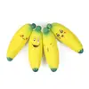 Brinquedo squishy de emoji banana mais vendido internacionalmente, brinquedo realista de farinha e areia para alívio do estresse e desabafo, presente de pegadinha para adultos