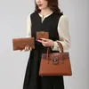 Set de Tres Piezas de Bolsos de Moda para Mujer 2026 Nuevo Estilo Bolso Tote Transfronterizo Portátil Moda Versátil Bolso de Mujer Hombro Único Bolso Cruzado